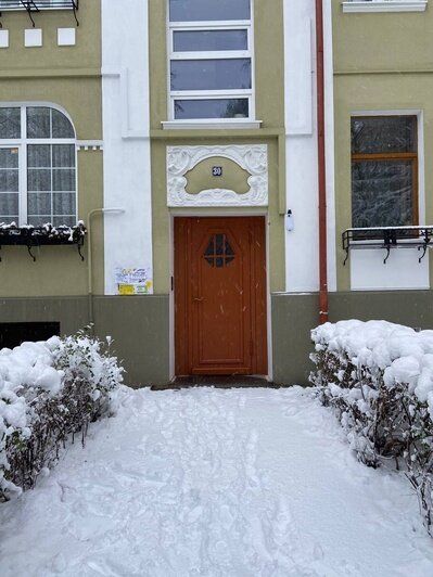 Как выглядят обновлённые дома исторического района Калининграда во время снегопада (фото) - Новости Калининграда | Фото: фонд капитального ремонта Калининградской области