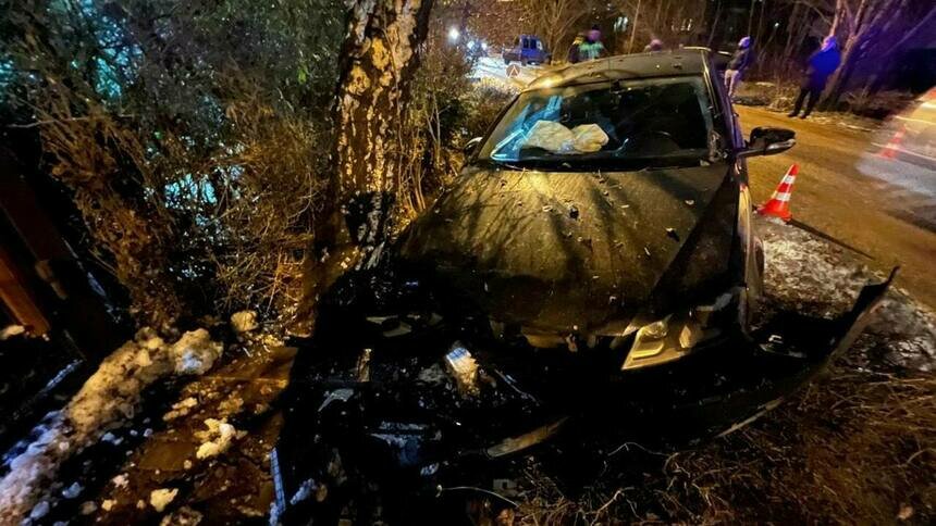 На окраине Калининграда столкнулись две легковушки, пострадал один из водителей  - Новости Калининграда | Фото: пресс-служба региональной ГИБДД