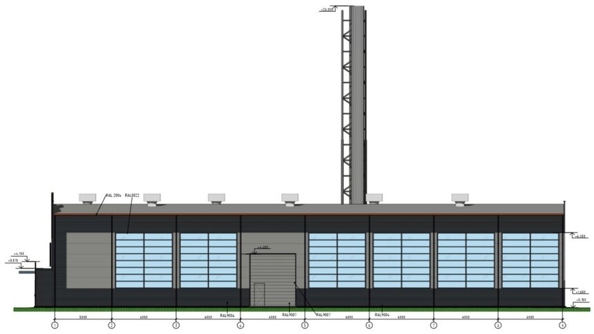 В Калининграде в районе «Цепрусса» построят новую газовую котельную - Новости Калининграда | Эскиз: пресс-служба администрации Калининграда