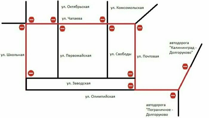 Калининградцам рассказали, какие областные дороги перекроют 9 мая (схемы объезда) - Новости Калининграда