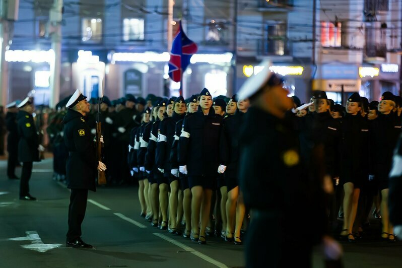 Как в Калининграде прошла первая репетиция парада Победы (фоторепортаж) - Новости Калининграда | Фото: Александр Подгорчук / «Клопс»