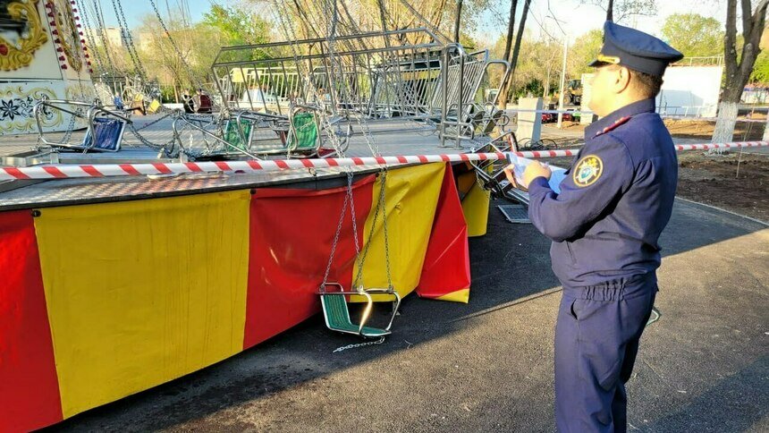 В Оренбурге задержали ответственных за обслуживание рухнувшей карусели  - Новости Калининграда | Фото: пресс-служба СУ СК России по Оренбургской области