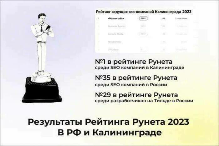 Калининградская IT-компания вошла в топ-50 российских компаний в крупнейшем IT-рейтинге страны в категории SEO-продвижение - Новости Калининграда