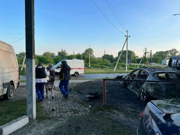 Пострадали четыре человека: Шебекино в Белгородской области ночью подвергся массированному обстрелу ВСУ  - Новости Калининграда | Фото: Телеграм-канал губернатора Белгородской области