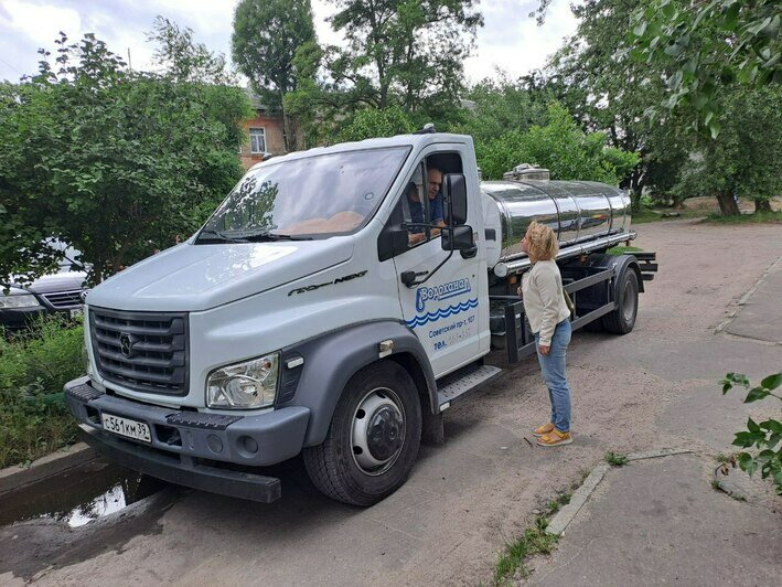 Региональные власти прокомментировали ситуацию с оставшимся без воды Балтийском (обновлено) - Новости Калининграда | Фото: пресс-служба правительства Калининградской области