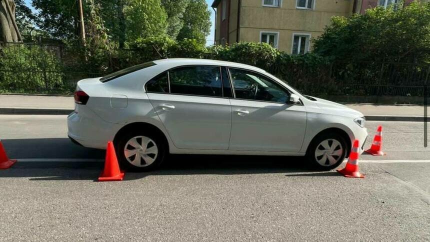 На Ялтинской под колёса авто попал 6-летний мальчик, прогуливавшийся по проезжей части - Новости Калининграда | Фото: пресс-служба УМВД России по Калининградской области