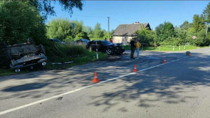 В Полесском районе столкнулись две машины   - Новости Калининграда | Фото: пресс-служба региональной ГИБДД