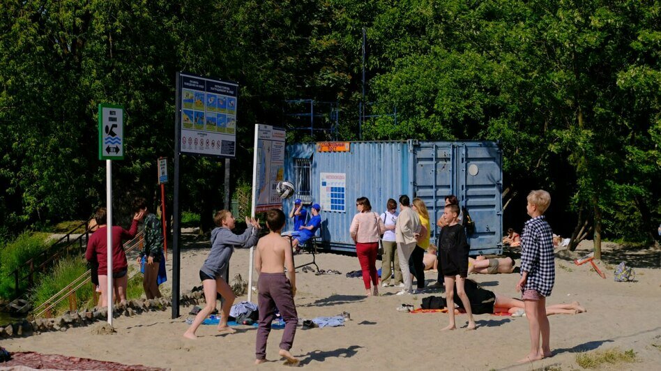 Один случай гибели: с начала сезона в Калининграде на городских пляжах спасли 12 человек   - Новости Калининграда | Фото: пресс-служба администрации Калининграда