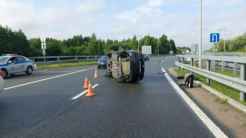 Пострадали три человека: в районе Храброво произошло ДТП с участием двух автомобилей (фото, видео)   - Новости Калининграда | Фото: пресс-служба региональной ГИБДД