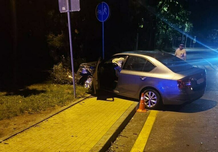 Место аварии | Фото: ГИБДД по Калининградской области