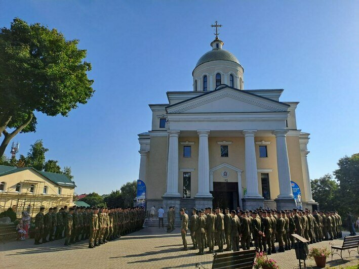 Купол ожидается: в Балтийске закончили благоустройство парка у собора Александра Невского (фото) - Новости Калининграда | Фото: пресс-служба администрации Балтийского городского округа