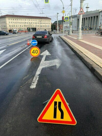 Место ДТП | Фото: ГИБДД по Калининградской области