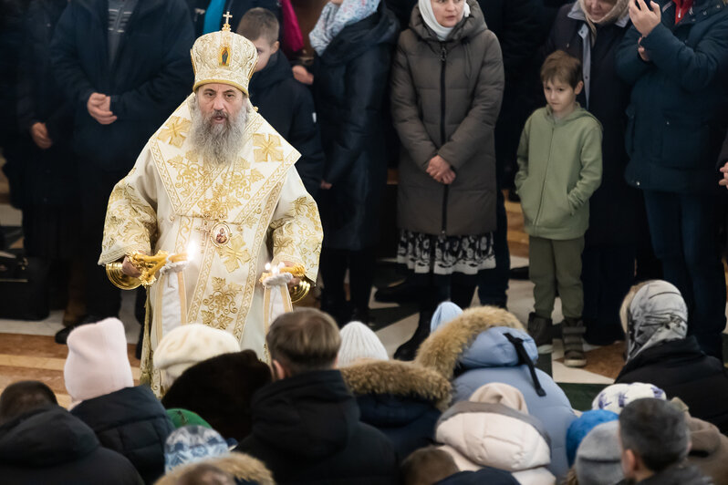 В Кафедральном соборе прошла рождественская церковная служба (фоторепортаж) - Новости Калининграда | Фото: Александр Подгорчук / «Клопс»