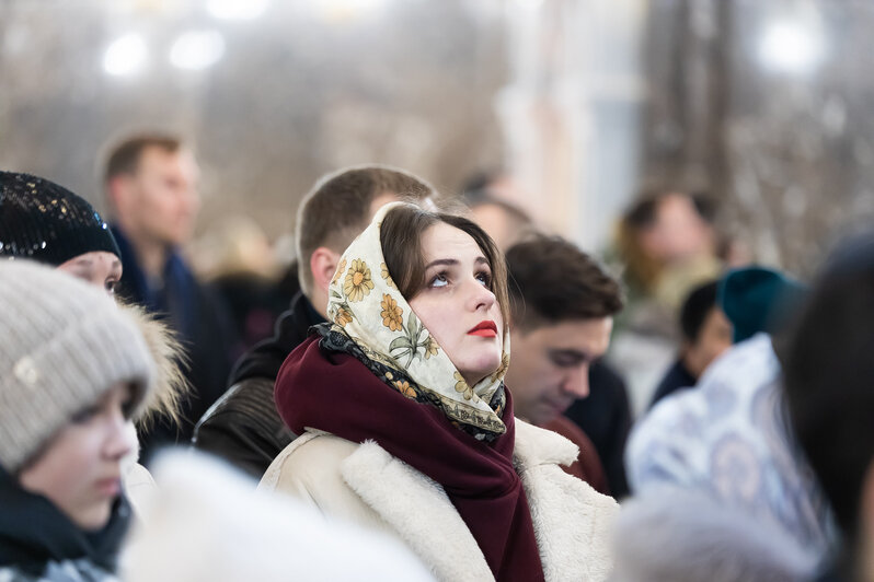 В Кафедральном соборе прошла рождественская церковная служба (фоторепортаж) - Новости Калининграда | Фото: Александр Подгорчук / «Клопс»