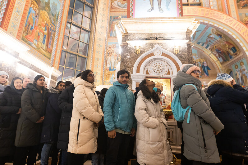 В Кафедральном соборе прошла рождественская церковная служба (фоторепортаж) - Новости Калининграда | Фото: Александр Подгорчук / «Клопс»