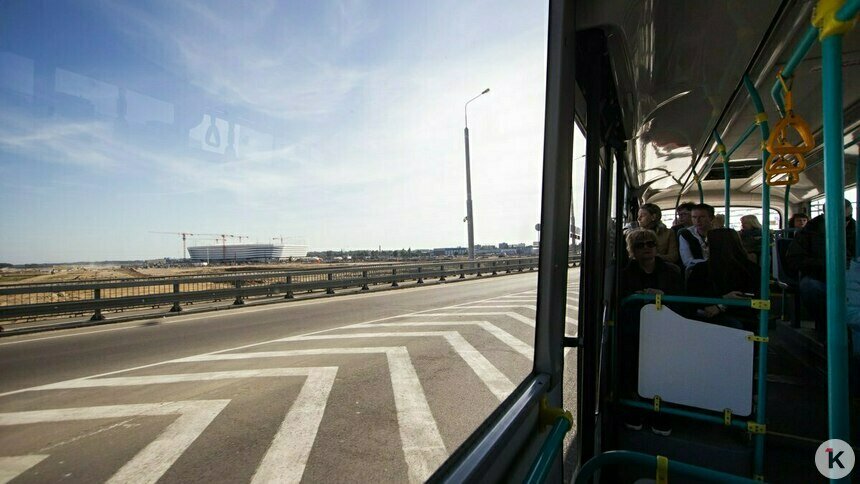 Сам себе контролёр: маршрутка застряла у «Плазы» из-за пассажирки в наушниках - Новости Калининграда | Фото: Александр Подгорчук / Архив «Клопс»