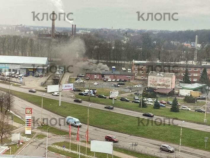 Пожар в здании на территории филиала КЮИ МВД России | Фото: Татьяна Завьялова