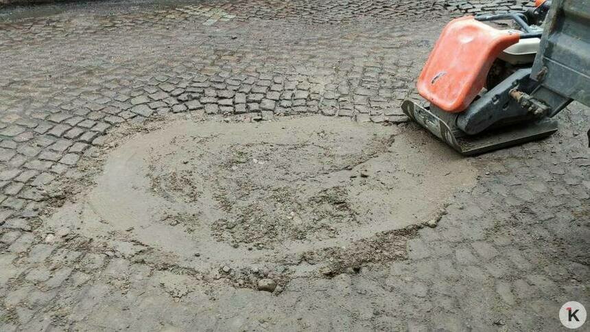 В Калининграде заделали метровую дыру на дороге возле парка «Юность» - Новости Калининграда | Фото: пресс-служба администрации Калининграда