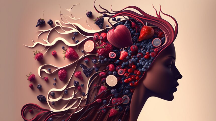 Врачи рассказали, какие продукты укрепят волосы - Новости Калининграда | Иллюстрация: Лейла Разина / Midjourney