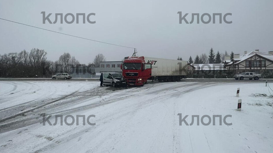 Место ДТП | Фото: очевидцы