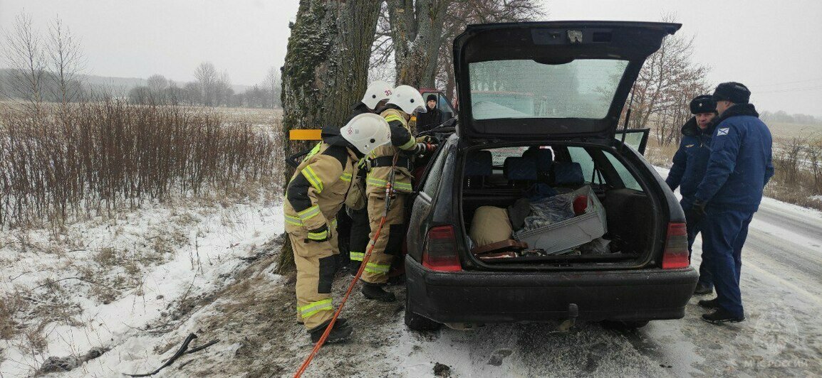 Место ДТП | Фото: ГУ МЧС по Калининградской области