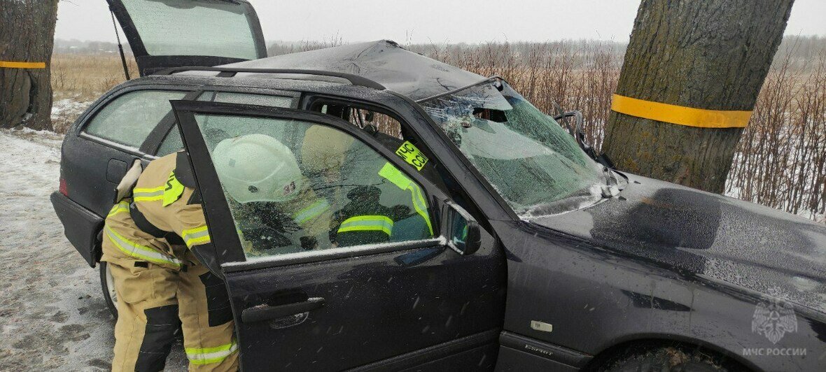 Место ДТП | Фото: ГУ МЧС по Калининградской области