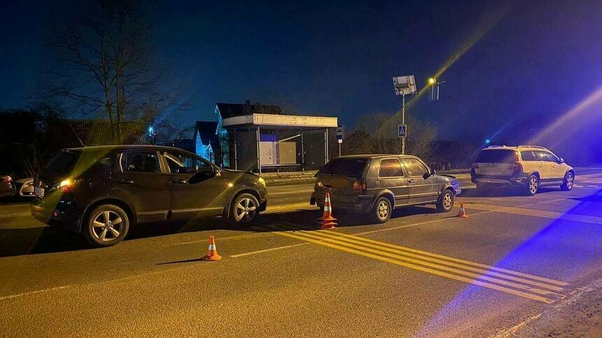 На Северном обходе произошло ДТП с участием трёх автомобилей  - Новости Калининграда | Фото: пресс-служба региональной ГИБДД