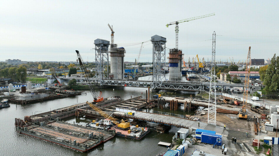 «Подобные мосты есть в Петербурге, но не такие красивые»: фоторепортаж со строительства дублёров двухъярусного - Новости Калининграда | Фото предоставлено администрацией Калининграда