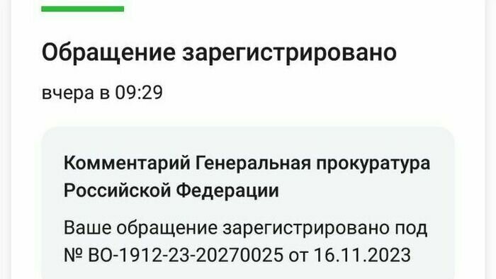 Галина обращается в Генеральную прокуратуру РФ | Фото предоставила пострадавшая 