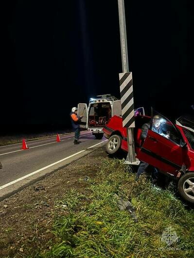 Под Полесском столкнулись две легковушки, есть пострадавший (фото)    - Новости Калининграда | Фото: пресс-служба МЧС региона