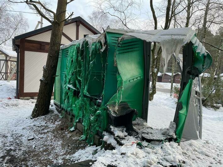 Ночью неизвестный устроил пожар на Куршской косе (фото)   - Новости Калининграда | Фото: пресс-служба нацпарка «Куршская коса» 