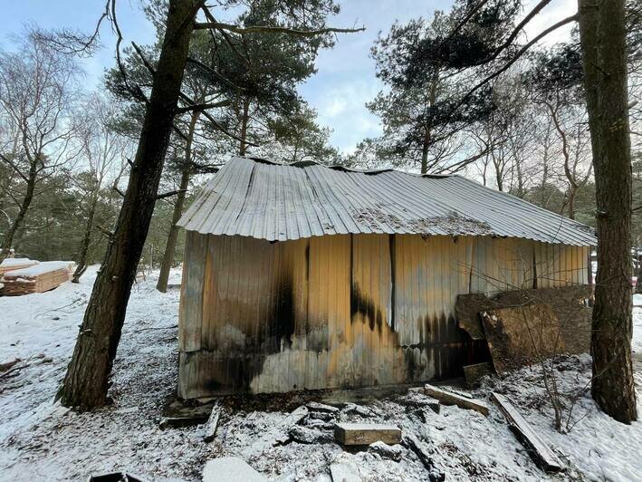 Ночью неизвестный устроил пожар на Куршской косе (фото)   - Новости Калининграда | Фото: пресс-служба нацпарка «Куршская коса» 