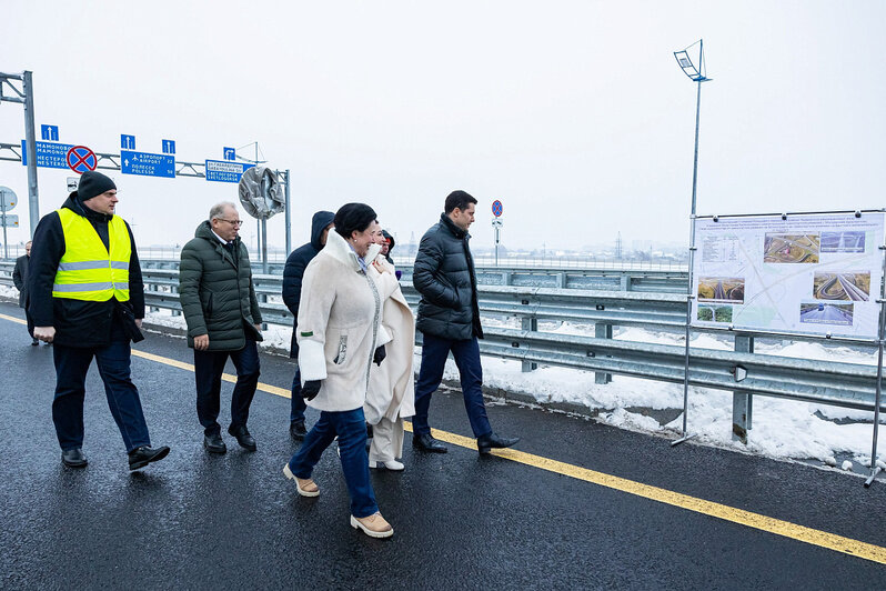 Новую транспортную развязку в конце Советского проспекта открыли на два года раньше плана — Алиханов - Новости Калининграда | Фото: пресс-служба регионального правительства