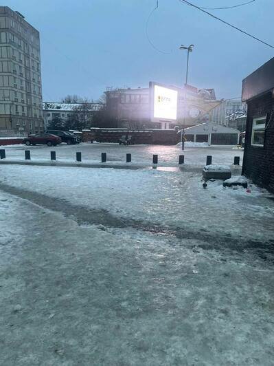 «Ставишь ногу, а там каток»: утром в Калининграде прошёл ледяной дождь (фото, видео)   - Новости Калининграда | Фото: очевидцы