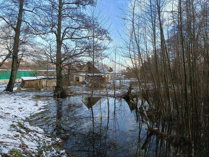 Затопленные дома на ул. Славянской  | Фото предоставили жители района