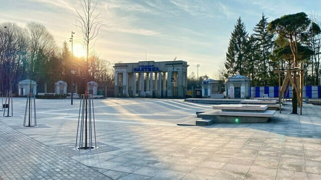 Фото дня: обновленный сквер возле стадиона «Балтика»