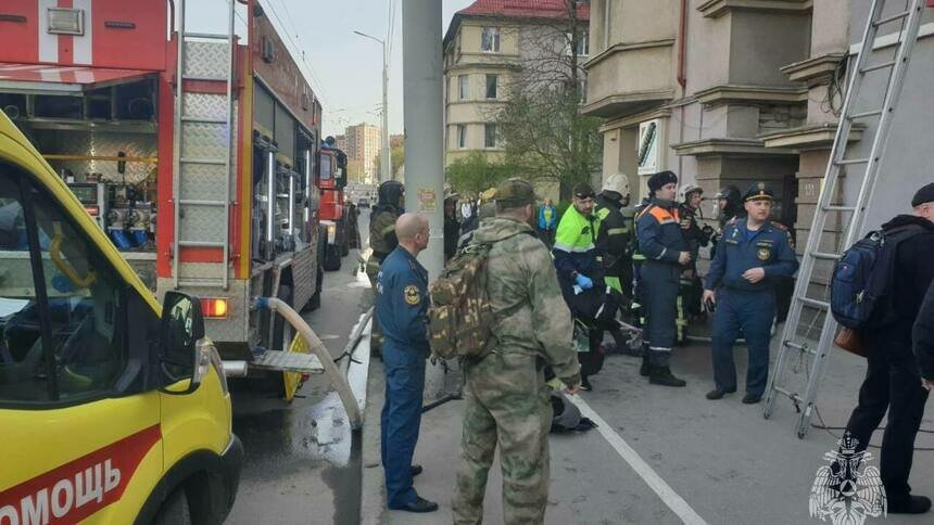 Место ЧП | Фото: ГУ МЧС по Калининградской области 