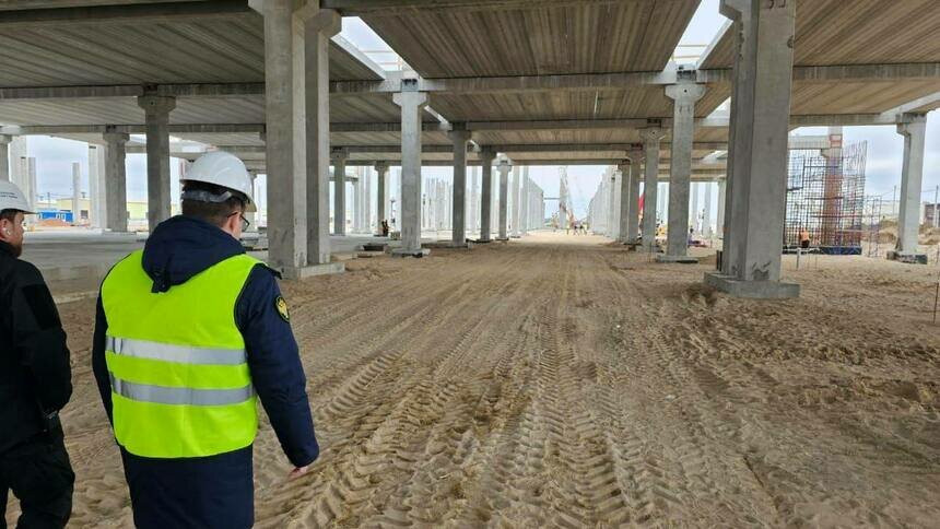 В Немане прокуратура нагрянула на стройку завода аккумуляторных батарей  - Новости Калининграда | Фото: прокуратура Калининградской области