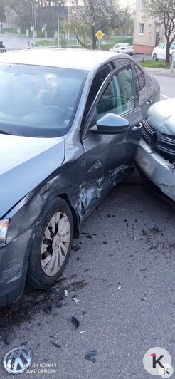 Участник ДТП на перекрёстке Гагарина и Стрелецкой в Калининграде ищет очевидцев аварии (фото) - Новости Калининграда | Фото: очевидцы «Клопс» 