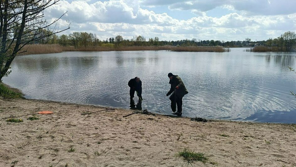 В Калининграде перед купальным сезоном начали расчищать водоёмы  - Новости Калининграда | Фото: администрация Калининграда