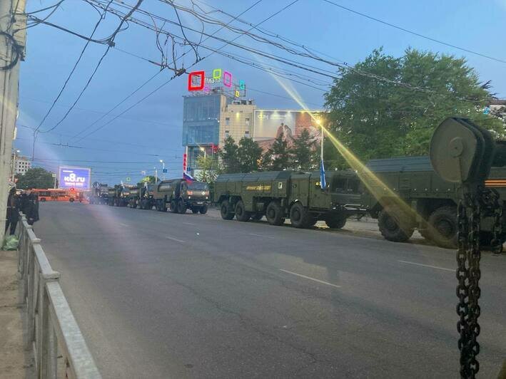 В центре Калининграда скопилась военная техника: идёт репетиция парада Победы (фото) - Новости Калининграда | Фото очевидцев