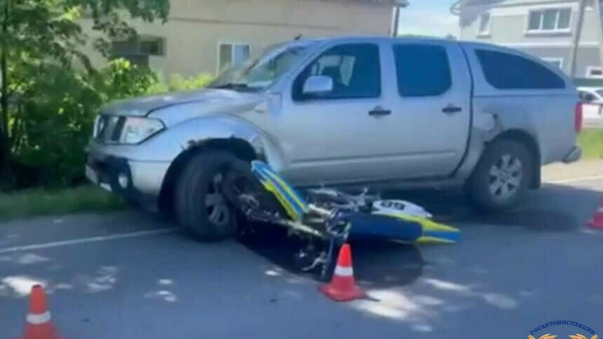 Под Гвардейском мотоциклист столкнулся с легковушкой, его увезли в БСМП - Новости Калининграда | Фото: ГИБДД региона