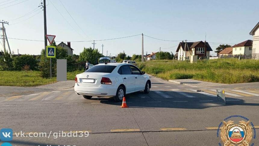 На трассе Куликово — Заостровье сбили мужчину на мопеде, он попал в больницу  - Новости Калининграда | Фото: пресс-служба УМВД по Калининградской области