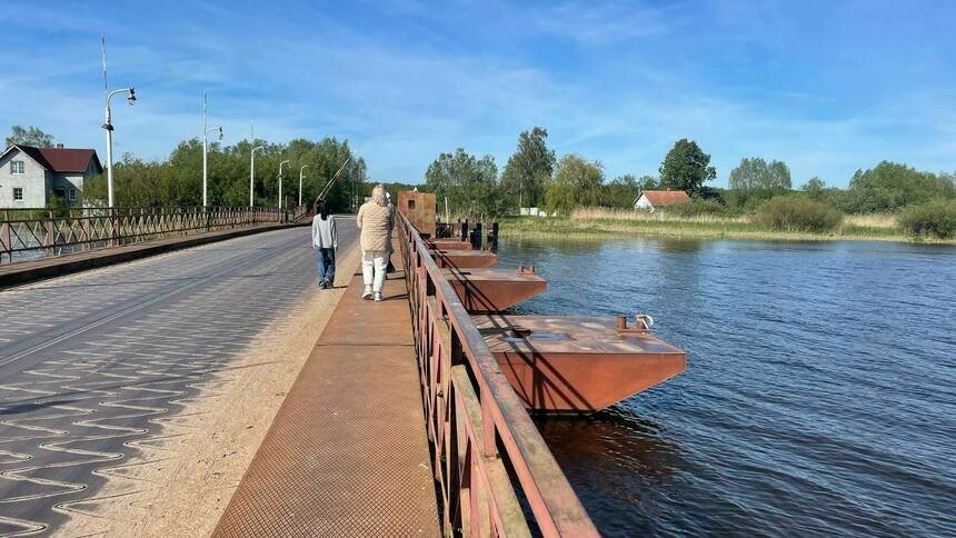 Вместо понтонного моста в Головкино будет разводной: что известно о проекте   - Новости Калининграда | Фото: «Клопс»