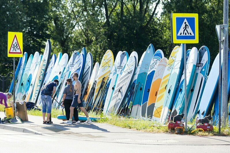 В Калининграде состоялся первый костюмированный сап-фестиваль (фоторепортаж)  - Новости Калининграда | Фото: Александр Подгорчук / «Клопс»