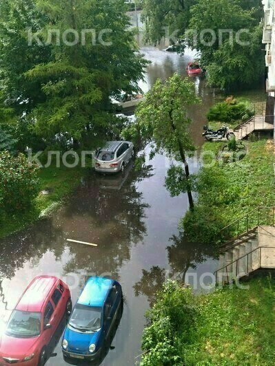 На Острове затоплены некоторые улицы | Фото: очевидцы