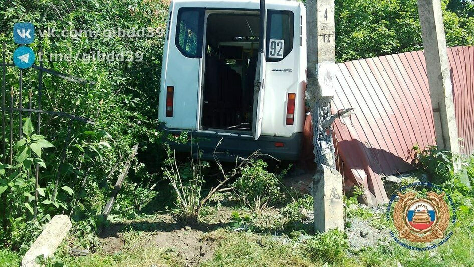 В полиции рассказали о подробностях ДТП на Айвазовского, где столкнулись легковушка и маршрутка  - Новости Калининграда | Фото: пресс-служба УМВД по Калининградской области