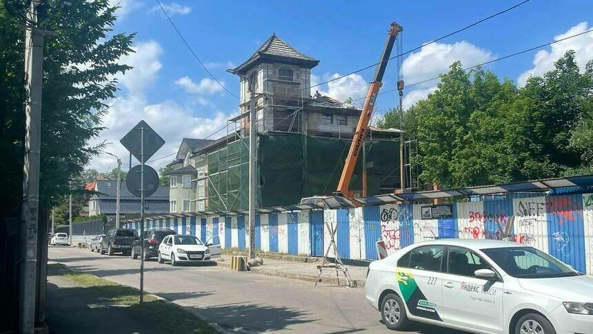 В Калининграде начали восстанавливать виллу, которую ошибочно принимают за японское консульство (фото) - Новости Калининграда | Фото: «Клопс»