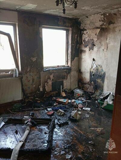 В Мамоново ребёнок играл с огнём и подпалил дом  - Новости Калининграда | Фото: МЧС по Калининградской области