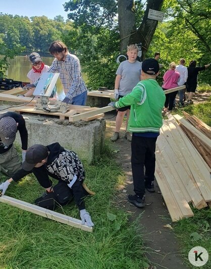 «Все теперь переживают, как это сохранить»: в Новосёлово жители сами благоустраивают берег озера (фото, видео)   - Новости Калининграда | Фото: Наталья Егорова, личный архив